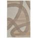 Middleton Bohemian & Eclectic Abstract, Brown/Tan/Ivory, 9' x 12' Area Rug - Feizy PLKR8952BGEIVYG00