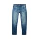 TOM TAILOR Herren Regular Tapered Jeans mit recycelter Baumwolle, blau, Uni, Gr. 32/36