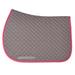 SmartPak Classic Lite Grey AP Saddle Pad - Grey/Pink Pop - Smartpak