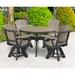 American Furniture Classics Five Piece Round Dining Height Dining Set, Made in the USA - N/A