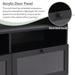 Modern Design TV Stand with Door,Ample Storage Space TV Cabinet