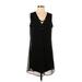 Iz Byer Casual Dress - Shift: Black Dresses - Women's Size Medium