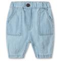 Sanetta - Pure Baby Girls LT 1 Trousers Denim - Freizeithose Gr 74 blau