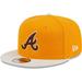 Men's New Era Gold Atlanta Braves Tiramisu 9FIFTY Snapback Hat