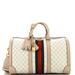 Gucci Bags | Gucci Savoy Web Convertible Duffle Bag Gg Coated Canvas Small Neutral | Color: Tan | Size: Os