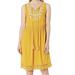 Anthropologie Dresses | Ella Moon (M) Anthropologie Mustard Embroidered Boho Sleeveless Dress Nwt | Color: Yellow | Size: M