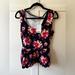 Anthropologie Tops | Anthropologie Women's Nwt Peplum Floral Tank Size Medium | Color: Blue | Size: M