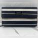 Kate Spade Bags | Kate Spade Vintage Striped Canvas Tri Fold Wallet Black White Brown | Color: Black/White | Size: Os