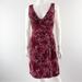 Anthropologie Dresses | Moulinette Soeurs Anthropologie Maroon Dark Red Embroidered Ariana Dress Size 4 | Color: Red | Size: 4