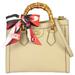 Gucci Bags | Gucci Bamboo Diana Tote Bag With Shoulder Strap Handbag Beige Leather 660195 | Color: Cream | Size: Os