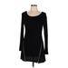 Amaryllis Casual Dress - Sweater Dress: Black Dresses - Women's Size Medium