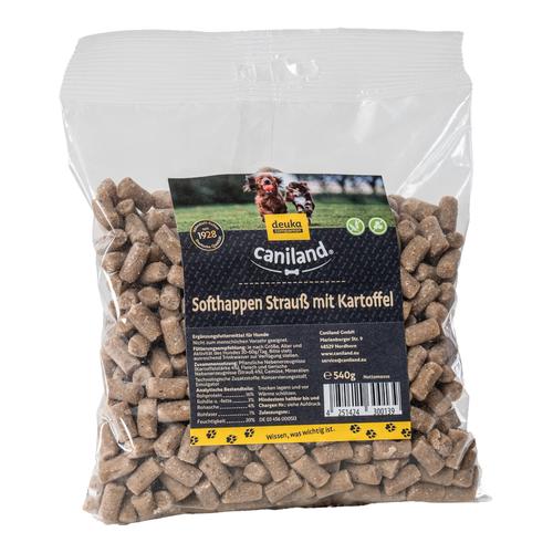 Caniland Softhappen mit Strauß getreidefrei - Sparpaket: 4 x 540 g