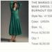 Anthropologie Dresses | Anthropologie: Marais Chiffon Maxi Dress | Color: Green | Size: Xl