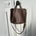 Madewell Bags | Madewell Chocolate Brown The Transport Crossbody Bag: Geo Hole Punch Addition | Color: Brown | Size: Os
