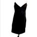 Zara Dresses | Black Cocktail Dress With Straps Zara Size S | Color: Black | Size: S