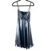 Free People Dresses | Free People Intimately Just Dance Babydoll Slip Dress Metallic Gray Silver S | Color: Gray/Silver | Size: S