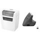 Leitz IQ Home Partikelschnitt Aktenvernichter P4, 7-6 Blatt (70-80 g/m²) & Logitech MX Vertical, Ergonomische Kabellose Maus