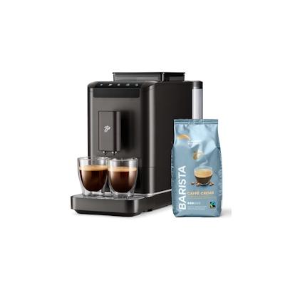 Tchibo Kaffeevollautomat Esperto2 Caffè inkl. 1kg Barista, Granite Black