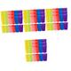 TOYANDONA 96 Pcs Stacking Cups Children Stacking Block Toy Stacking Building Cups Kids Educational Toy Toddlers Montessori Toy Children Bath Toy Toys for Toddlers Suite Baby Plastic Colorful