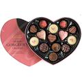 2x209g Martin's Chocolatier Box of Belgian Pralines Chocolates in Heart Shaped Box - Love Box full of Hearts, Perfect Valentines Day Gifts for Him or Her - Variety of Milk, Dark, White Pralines (PINK)