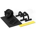 Gym Kit Equipment - Abs Roller Wheel Workout Set with Knee Pad, Push Up Handles, Skipping Rope and Resistance Band - Boost Core Strength, Enhance Fitness, Ideal for Home Workouts & Abdominal Training