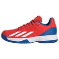 adidas Courtflash Tennis Shoes Sneakers, Bright Red/Cloud White/Bright Royal, 5.5 UK