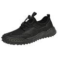 Lightweight Sports Shoes Men's Mesh Outdoor Trainers Black Jogging Shoes Comfortable Shoes Trekking Shoes Men's Waterproof Men's Shoes Jogging Shoes Leisure Shoes Sporty, black, 10 UK