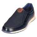 Slipper BUGATTI Gr. 41, blau Herren Schuhe Slipper