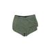 Victoria Sport Athletic Shorts: Green Print Activewear - Women's Size X-Small - Stonewash