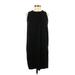 Everlane Casual Dress - Shift Crew Neck Sleeveless: Black Solid Dresses - Women's Size 00