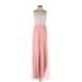 Lela Rose Bridesmaid Cocktail Dress - A-Line Strapless Sleeveless: Pink Print Dresses - New - Women's Size 2