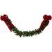 The Holiday Aisle® Pre-Lit Canadian Pine Artificial Christmas Garland - Multi Lights Metal in Blue/Green | 50' 10" L | Wayfair