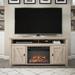 Mistana™ Whittier Electric Fireplace TV Console for TVs up to 60" Wood in Brown | Wayfair E82F6398672840158377FAACAF211FA1