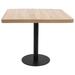 Wrought Studio™ Bistro Table Dining Room Bar Coffee Dinner Table Desk Furniture MDF Wood/Metal in Black/Brown | 29.5 H x 31.5 W x 31.5 D in | Wayfair