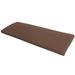 Latitude Run® 4" Indoor/Outdoor Patio Furniture/Window Seat Bench Cushion High-Resilience Foam in Black/Brown | 4 H x 45 W x 18 D in | Wayfair