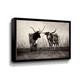 Union Rustic Texas Longhorns Crop by Debra VanSwearingen - Print on Canvas Canvas, Faux Fur in Black | 16 H x 24 W x 2 D in | Wayfair