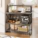 17 Stories Bar Table w/ Storage Coffee Bar Cabinets For Liquor & Glasses | 41.93 H x 39.37 W x 15.75 D in | Wayfair