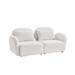 Latitude Run® Uvie 66.9" Upholstered Loveseat Polyester in White | 28.3 H x 66.9 W x 34.2 D in | Wayfair ECA462F5090B43F883F70FEF51C48FA8