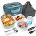 Prep & Savour Donalene Food Storage Container Set Stainless Steel/Plastic in Gray/Green | 4.3 H x 6.62 W x 9.3 D in | Wayfair