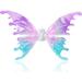 The Holiday Aisle® Light Up Fairy Angel Wings For Girls Electric Moving Butterfly Wings w/ Lights in Pink | 22.24 H x 34.65 W x 3 D in | Wayfair