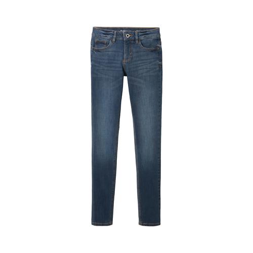 TOM TAILOR Damen Alexa Slim Jeans, blau, Uni, Gr. 29/32