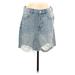 &Denim by H&M Denim Skirt: Blue Solid Bottoms - Women's Size 12