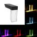 Christmas Lights Solar Deck Light Waterproof Step Stair Outdoor Garden Decorative Fence LED With Color Changing Powered Exterior Post Dust To Dawn For Patio Porch Parapet