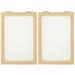 NUOLUX 2Pcs Wooden Paper Making Frame DIY Paper Making Wood Frame DIY Frame Paper Making Screen