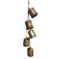 Holiday Fashion! Uhuya Iron Hanging Cow Bells Christmas Artwork Vintage Style Hanging Iron Metal Cattle Bells Indoor and Outdoor Decoration