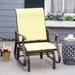 Outdoor Mesh Rocking Chair,Patio Swing Glider Chair with Steel Frame