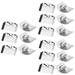 18 Pcs Stainless -Guard Kitchen Hand Protectors Kitchen Equipment Finger Covers Stainless Steel Protector