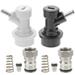 2 Sets Stainless Steel Barrel Valve Keep Tap for Beer Beer Tap Dispenser Beer Keg Coupler Brewing Dispenser