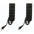 2X Electric Recliner Chair Parts Power Recliner Switch Recliner Motor Switch 6 Button Hand Controller for Electric Sofa