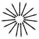 15pcs tip Darts Professional Metal Darts Set 12pcs Darts 16pcs Darts Flights 120pcs Dart Tip Point Darts Tool 2BA Black